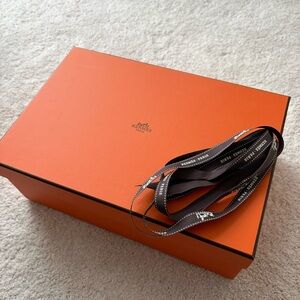 Hermès Orange Gift Box with Ribbon